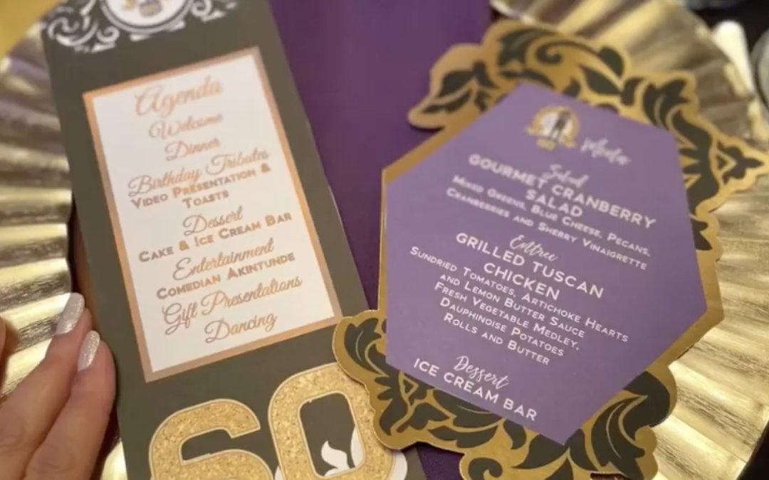 Table Agenda & Menu